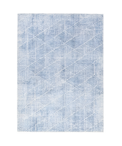 Aura Blue White Rug