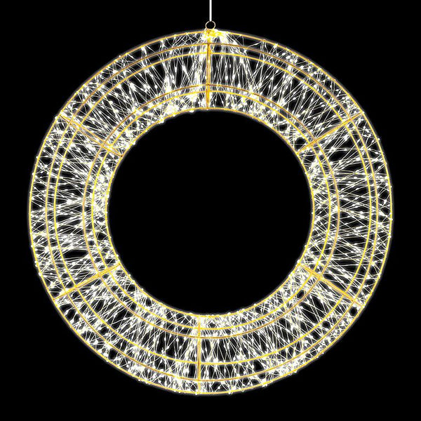 Large Micro LED Wreath
