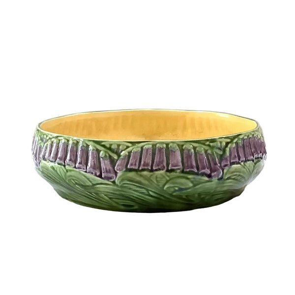 Vintage French Majolica Shallow Bowl