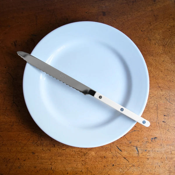 Sabre Bistrot Bread Knife - White