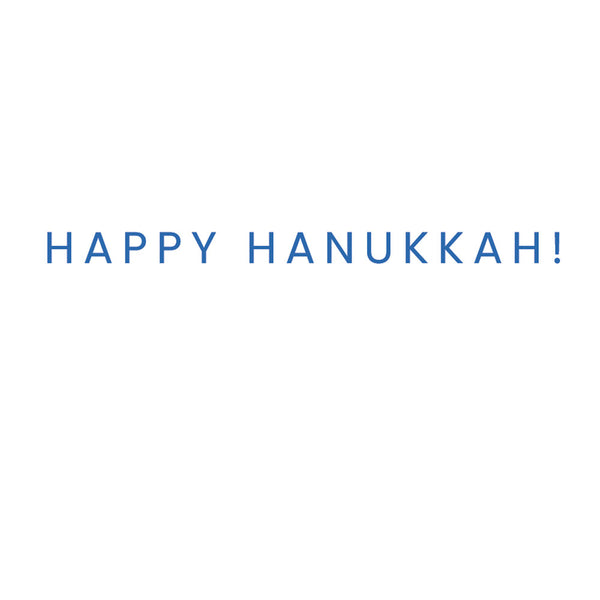 Menorah and Doves Hanukkah Card