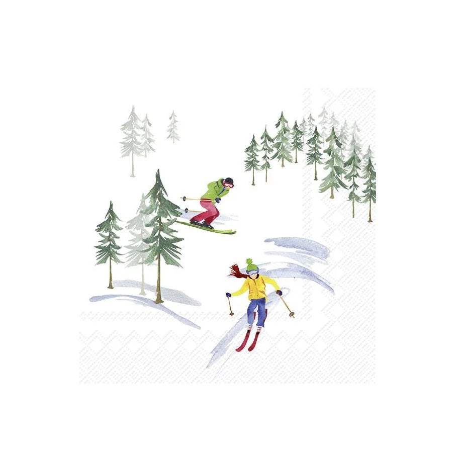 Down the Slope Cocktail Napkins