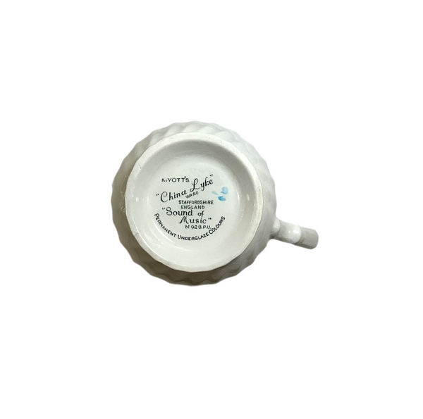 Vintage "Forget Me Knot" Bone China Myott Staffordshire, England Creamer