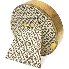 Florentine Frame - 3” Round Gold