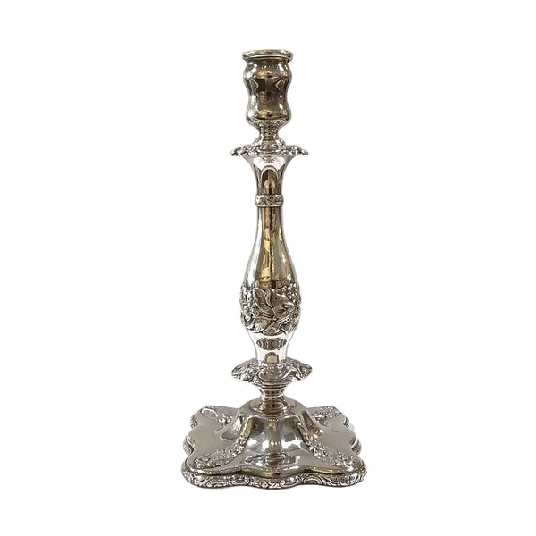 Vintage Silver-Plated Candlesticks Pair