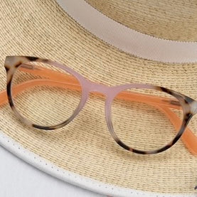 Ember - Chai Tortoise/Pink Readers by Peepers