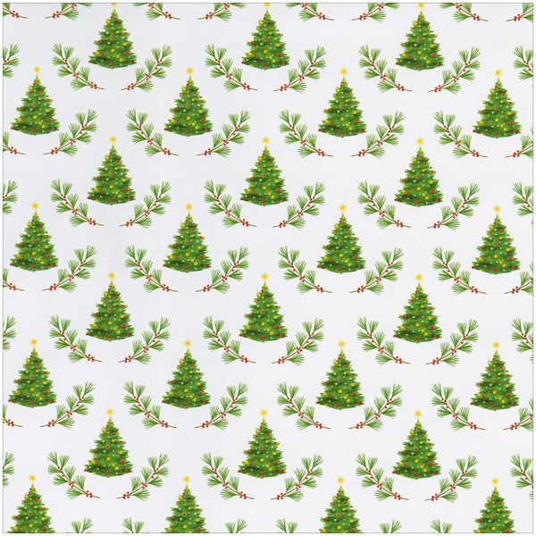 Little Christmas Trees Roll Wrap