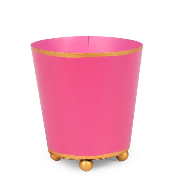 Matte Round Cachepot Planter - Pink (2 sizes)