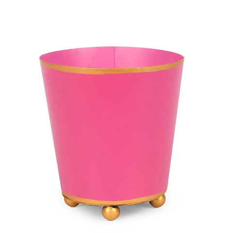 Matte Round Cachepot Planter - Pink (2 sizes)