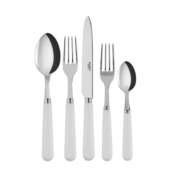 Sabre Paris Pop Unis 5 Piece Place Setting - White