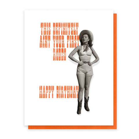 First Rodeo Greeting Card
