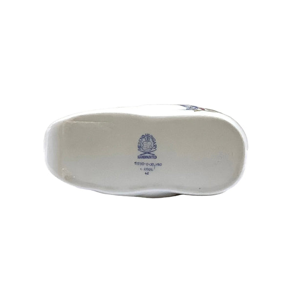 Vintage Herend Queen Victoria Porcelain Baby Shoe