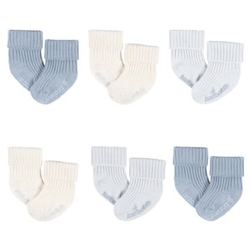 Baby Socks 6 Pk - Blue