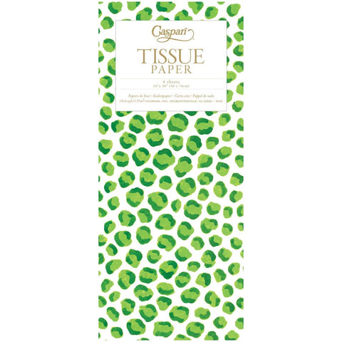 Just Spots Green Tissue Paper - 4 Sheets