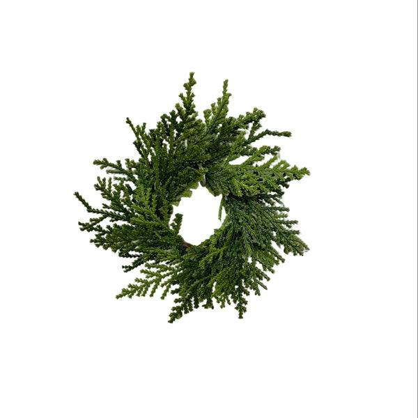 Fresh Touch Northern White Candle Ring 6”