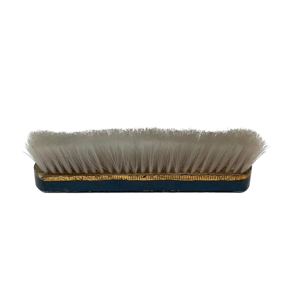 Vintage Blue & Gold Florentine Clothes Brush