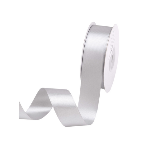 Grey Satin Ribbon