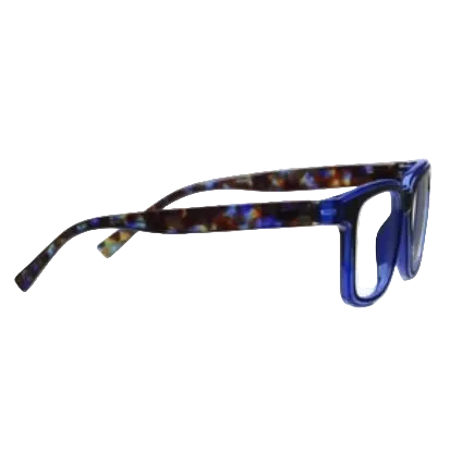Cliff - Black/Cobalt Tortoise Readers by Peepers