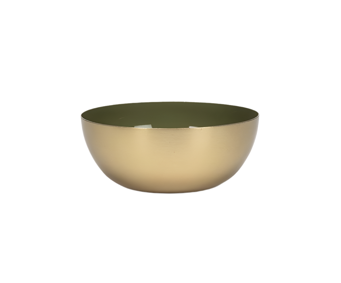 Mini Enamel Bowl - Moss Green