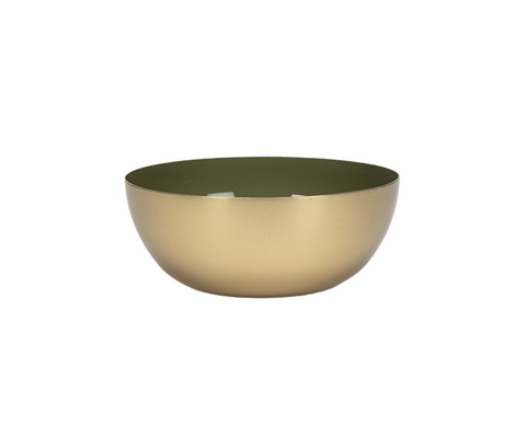 Mini Enamel Bowl - Moss Green