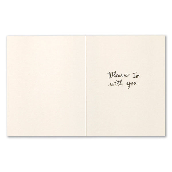 My Heart Knows Exactly How Lucky It Is Card