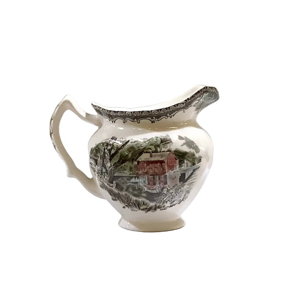 Vintage Johnson Brothers "The Old Mill" Ceramic Creamer/Jug