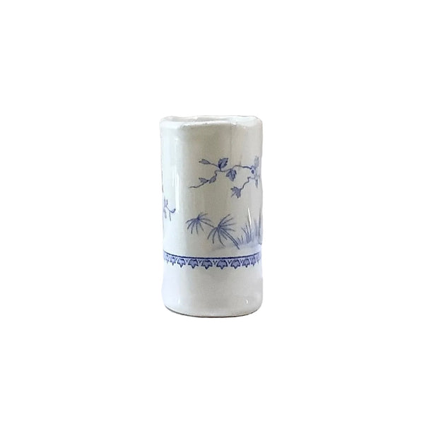 Vintage Furnivals “Quail Blue” Porcelain Match Holder