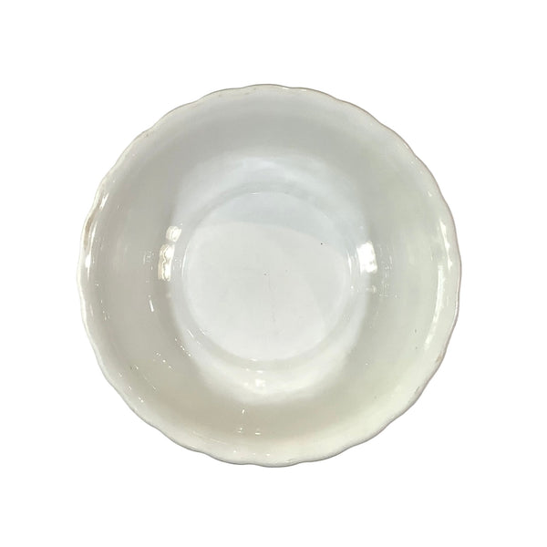 Vintage Large White Ironstone Bowl