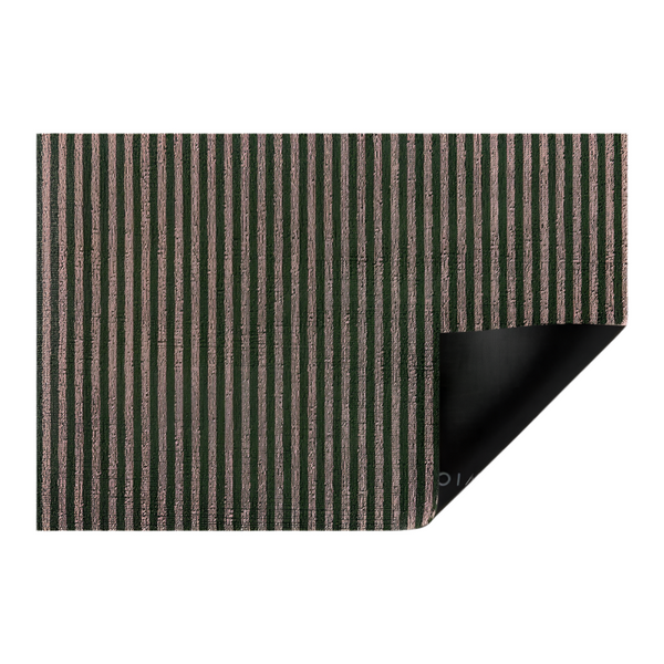 Chilewich Indoor/Outdoor Breton Stripe Shag Floor Mat - Malibu