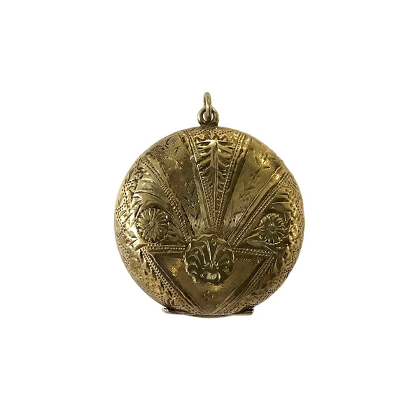 Vintage Gold Round Locket