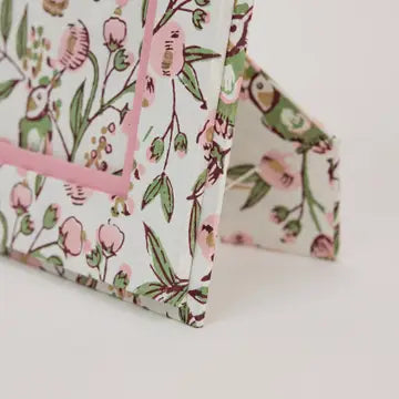 Block Printed Picture Frame - Song Birds Blush