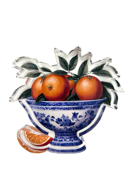 Acrylic Napkin Weight - Mandarin