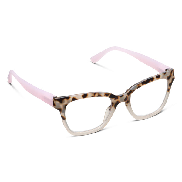 Zoey -  Chai Tortoise/Pink Readers by Peepers
