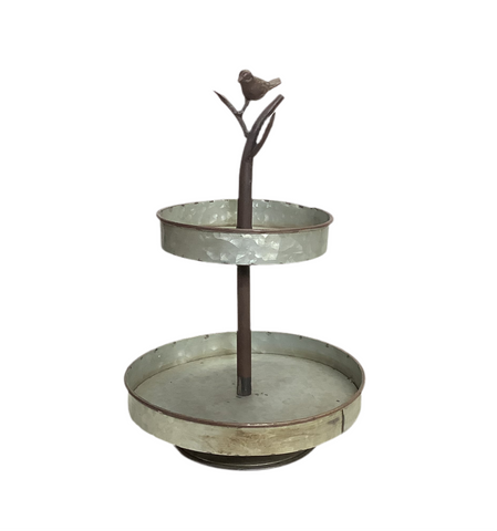 Two Tiered Metal Stand