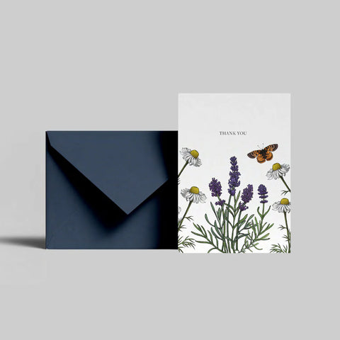 Lavender & Chamomile Thank You Card