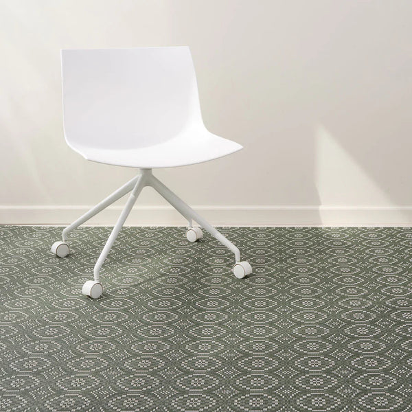 Chilewich Overshot Woven Indoor/Outdoor Floor Mat - Thyme
