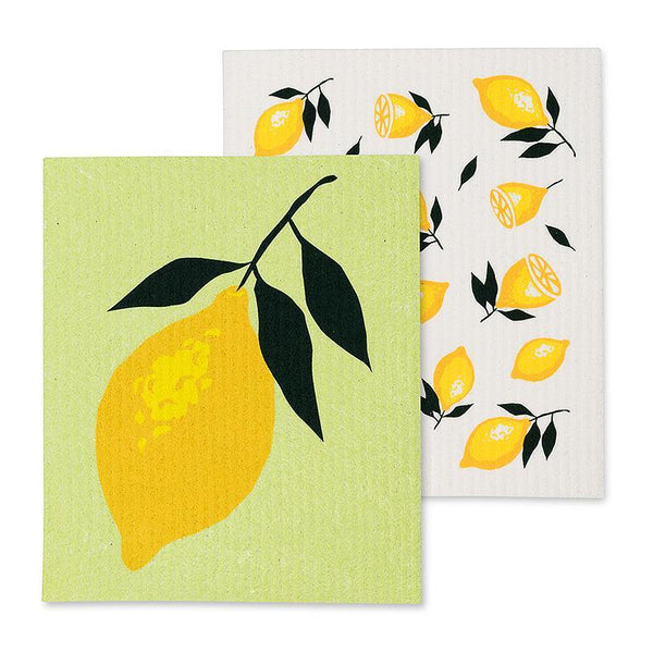 Lemon Dishcloths Set of 2