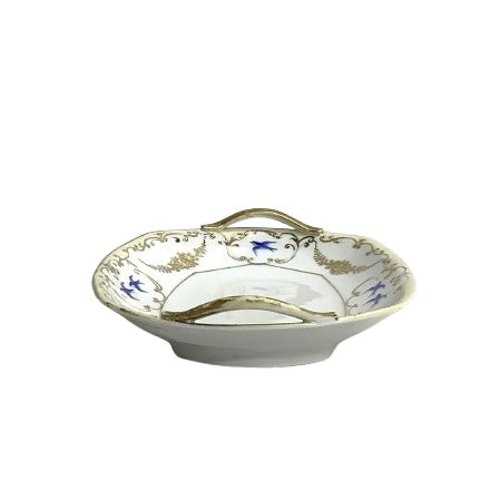 Vintage Hand-Painted “Blue Bird” Nippon Dish