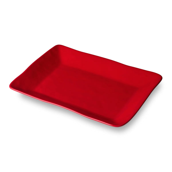 Berry Red Rectangular Platter