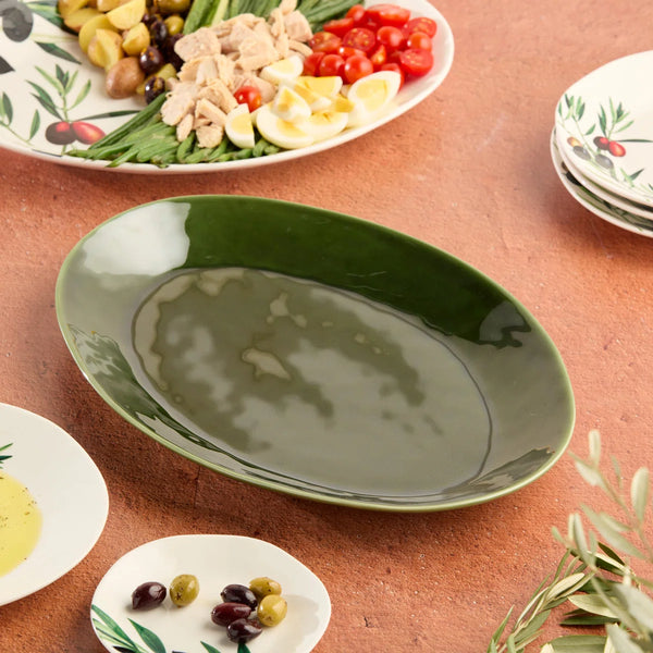 Verde Oval Platter
