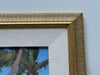 Original Signed Oil Painting of a House with Pool + Palm Trees by William Ternes