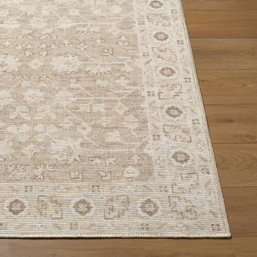 Asha Machine Woven Rug - Taupe