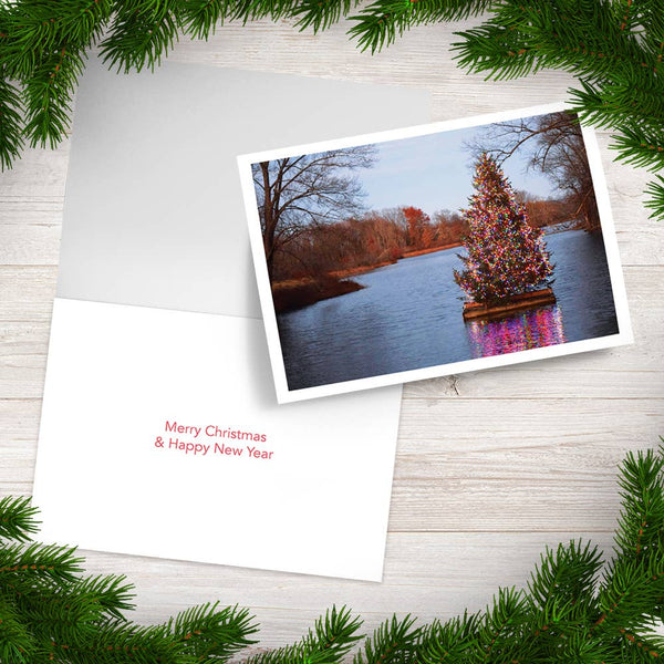 Christmas on the Pond Christmas Greeting Card