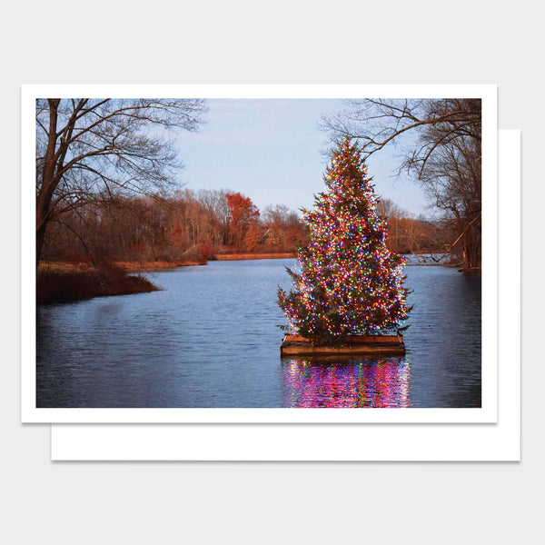 Christmas on the Pond Christmas Greeting Card