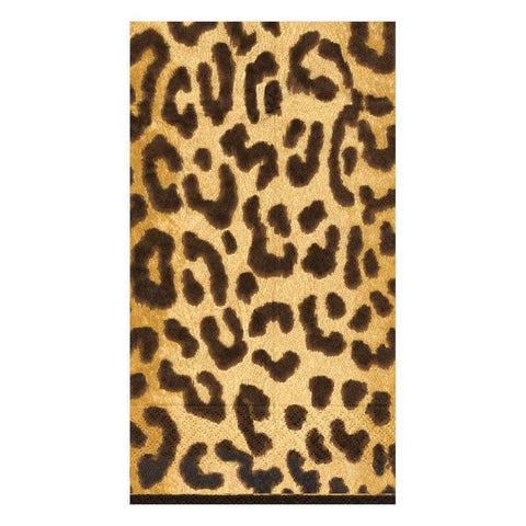 Dinner/Guest Napkins - Zanzibar Leopard Gold