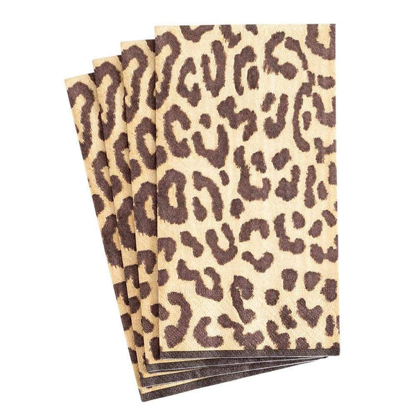 Dinner/Guest Napkins - Zanzibar Leopard Gold