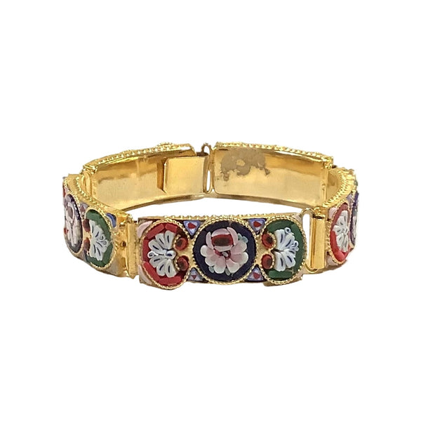 Vintage Micro Mosaic Italia Bracelet