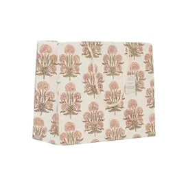 Hand Block Printed Gift Bag - Aurora Terracotta