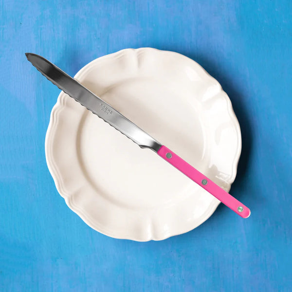 Sabre Bistrot Bread Knife - Raspberry