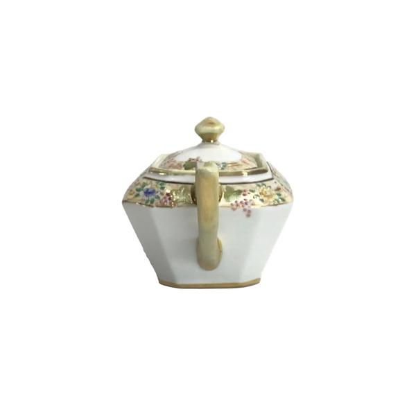 Vintage Nippon Porcelain Lidded Sugar Bowl